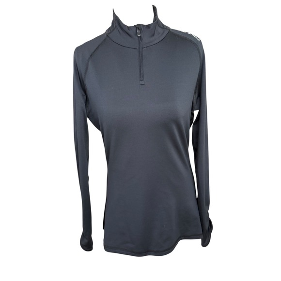 Under Armour Fitted ColdGear Pullover Top Thumbholes Athletic Large - Picture 3 of 9